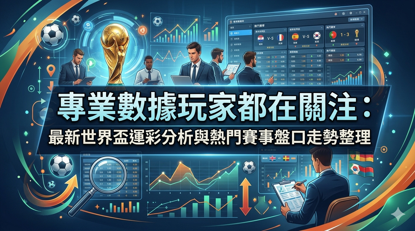 專業數據玩家都在關注：最新世界盃運彩分析與熱門賽事盤口走勢整理